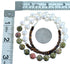 Multicolor And Genuine Sterling Silver Bead Necklace SX115000